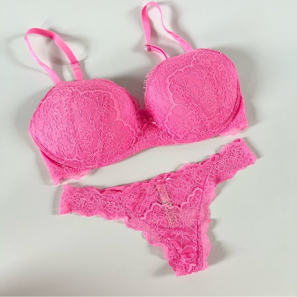 Victoria’s Secret “Dream Angels padded wireless” 34DD bra baby pink - Picture 5 of 6